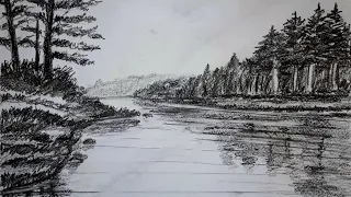 Pencil Landscape Drawing Mastery
