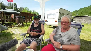 Teures Wohnmobil - Nein Danke! 5.000 Euro Wohnwagen tut's auch. Dauercamper im Ahrtal Campingplatz