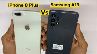 iPhone 8 Plus vs Samsung A13 speed test,  iPhone 8 plus gaming test 2022, Galaxy A13 review, pubg