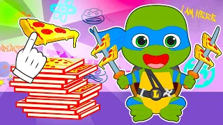 BABIES ALEX AND LILY 🐢🥷 Alex dress up as the ninja turtle LEONARDO