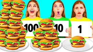 100 Camadas Alimentares Desafio | Momentos engraçados por BaRaDa Challenge