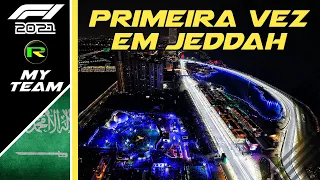 MINHA ESTREIA EM JEDDAH - F1 2021 MY TEAM 50% GP ARÁBIA SAUDITA #170