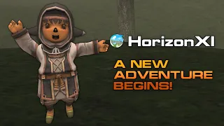 Starting a new adventure in HorizonXI!