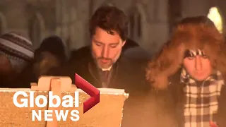 Iran plane crash: PM Justin Trudeau attends vigil in Ottawa for victims