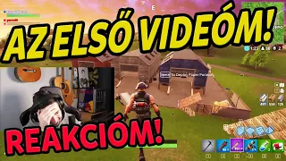 Reakcióm az ELSŐ Fortnite videómra! | A kezdetek...