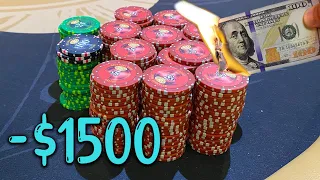 MASSIVE COOLER in $1400 Pot... Poker is BRUTAL at times / Ace Poker Vlog 26