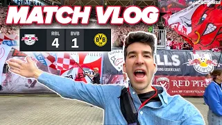 RB Leipzig 4-1 Borussia Dortmund | Bundesliga Matchday Vlog