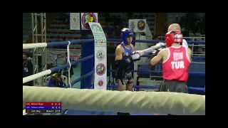 #muaythai Avrupa şampiyonası 54 kg A class Mehmet Alkayış