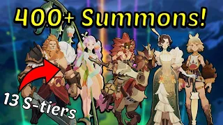 Insane summons, over 400 letters! 12 S-tiers!! - AFK Journey Song Of Strife