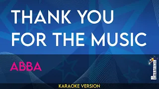 Thank You For The Music - Abba (KARAOKE)