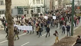 Седьмой день антиправительственных протестов в БиГ