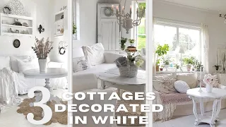 How to decorate in perfectly cozy white color?💝3 cottage home Tour