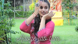 #youtube #sitting choreography Aaoge Jab Tum || Kanishka Jaiswal || Sukruti Airi Choreography