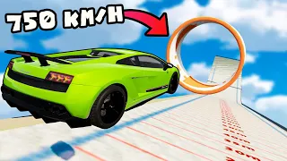 ❄️SKOKI SUPERSAMOCHODAMI PRZEZ PIERŚCIENIE!? | BeamNG Drive |