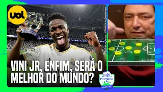 VINICIUS JR SE CREDENCIA A MELHOR DO MUNDO; PVC MOSTRA POSICIONAMENTO DO CRAQUE DO REAL MADRID