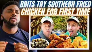 🇬🇧BRIT Reacts To TRYING SOUTHERN FRIED CHICKEN FOR THE FIRST TIME!