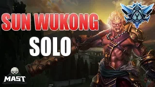 Sun Wukong Solo Gameplay | Diamond 5 | Gladiators! - SMITE Ranked Conquest