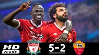 Liverpool vs As Roma 5-2 Highlights & Goals (24/04/2018) HD