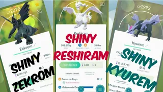 OMG! Shiny Kyurem, Shiny Zekrom, Shiny Reshiram are released in Pokemon Go 2021