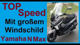 Top Speed - Yamaha N MAX 125 - Mit großem Windschild FACO 23401 Roller Deutsch Scooter B196