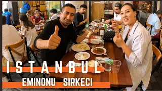 Eminönü Sirkeci Istanbul Walking Tour 2021 | 4k UHD 60FPS | The Most Beautiful Places In Istanbul