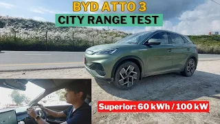 BYD Atto 3 le Claimed Range Dela ta? BYD Atto 3 Range Test in Kathmandu