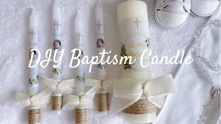 DIY Baptism Candle