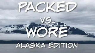 Alaskan Cruise! What I packed vs. What I wore | Packing for Alaska! EARLY MAY Sailing