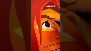 Simba Amazing Drawing 😍❤️👌#shorts #art #drawing #simba #viral #trending #youtube #youtubeshorts