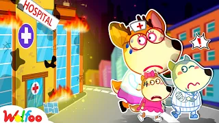 Wolfoo, Beware Of Burning Hospital |  Wolfoo Learns Safety Tips 🤩 Wolfoo Kids Cartoon