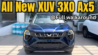 2024 Mahindra Xuv 3XO AX5 full walkaround , details , exterior , interior ,