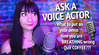 How To Be A Voice Actor: Make a Demo, Breathe Correctly, Ditch Coffee??