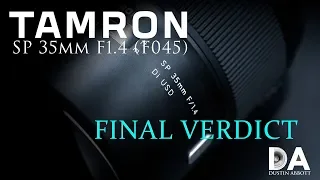 Tamron SP 35mm F1.4 (F045): Review | 4K
