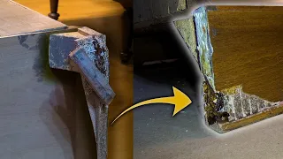 Cabinet Leg Repair