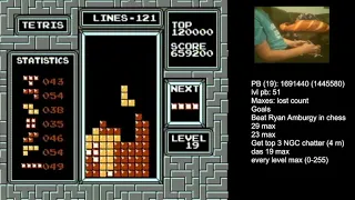 3rd Earliest Rollover in nes Tetris