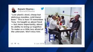 Former President Obama remembers Anthony Bourdain