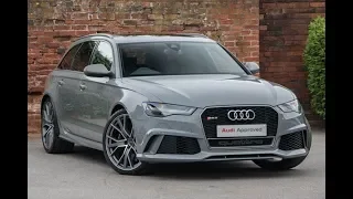 KV67YVY AUDI A6 RS6 PLUS AVANT TFSI QUATTRO GREY 2017