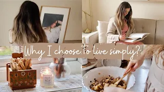 Choosing a simple life 🧺 Peaceful Homemaking, baking cookies (fail) & life talk | Slow living vlog