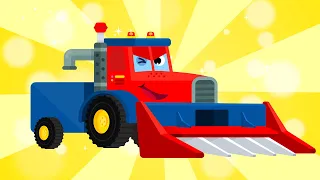 The Mighty Tractor ♪ | Tractor transform! | Car Songs | Tidi Songs for Children ★TidiKids