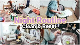 Realistic Cleaning Motivation | Clean With Me 2022 | After Dark Night Time Stay At Home Mom Routine