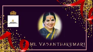 ML Vasanthakumari   Live Concert