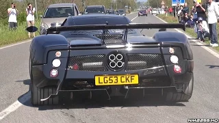 Supercars Leaving Cars & Coffee Italy - MC12, Zonda, 675LT, Carrera GT & More!