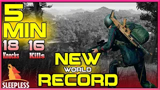 Pubg New World Record ( 18 Knocks, 16 Kills )