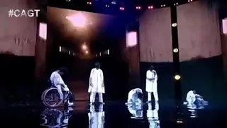 america's got talent zombie dancers scare judges