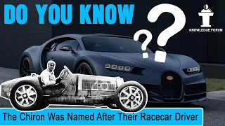 10 FACTS ABOUT BUGATTI COMPANY | 🚙 fastest production car in the world | knowledge forum👥