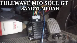 Rombak kiprok nmax di mio soul gt sangat mudah...||fullwave mio soul gt 115