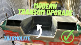 Building a Modern FLAT BACK TRANSOM - Haines Hunter 600R