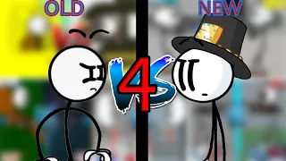 The Henry Stickmin Collection VS Henry Stickmin Series ROUND 4: All Fail's Fight! (Old Vs New 4)