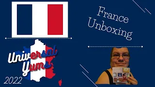 American trying other countries snacks || France || Universal Yums 2022 unboxing