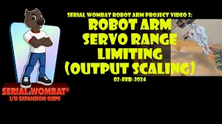 Serial Wombat 18AB Robot Arm Video 3: Range Limiting with the Output Scaling function  on  DIYMORE